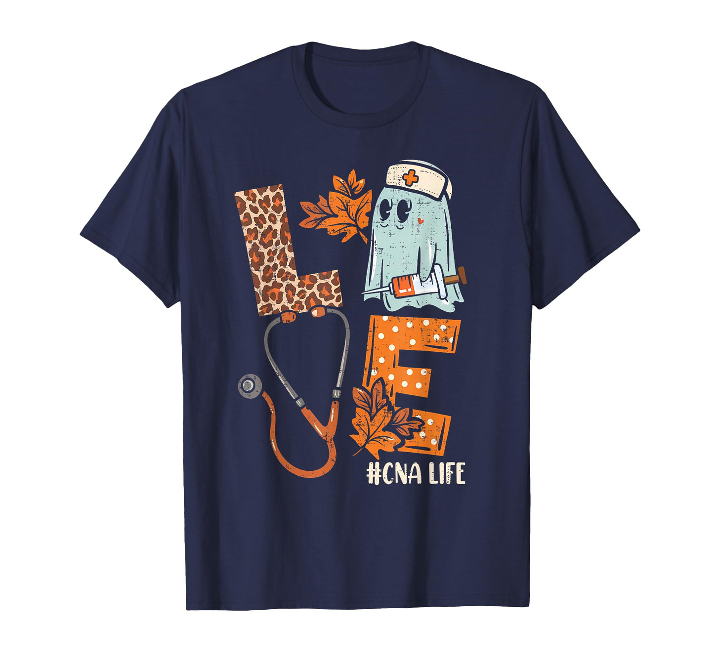 Halloween nurse assistant shirts LOVE CNA life Stethoscope T-Shirt