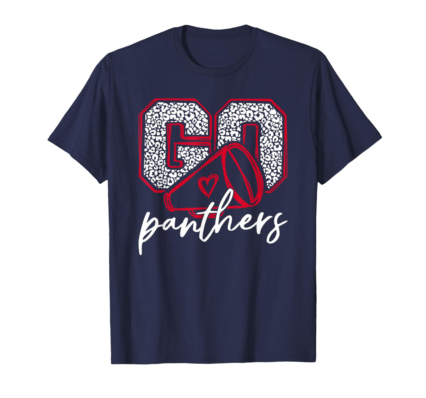 Go Cheer Panthers School Sports Name Panthers Back to School T-Shirt