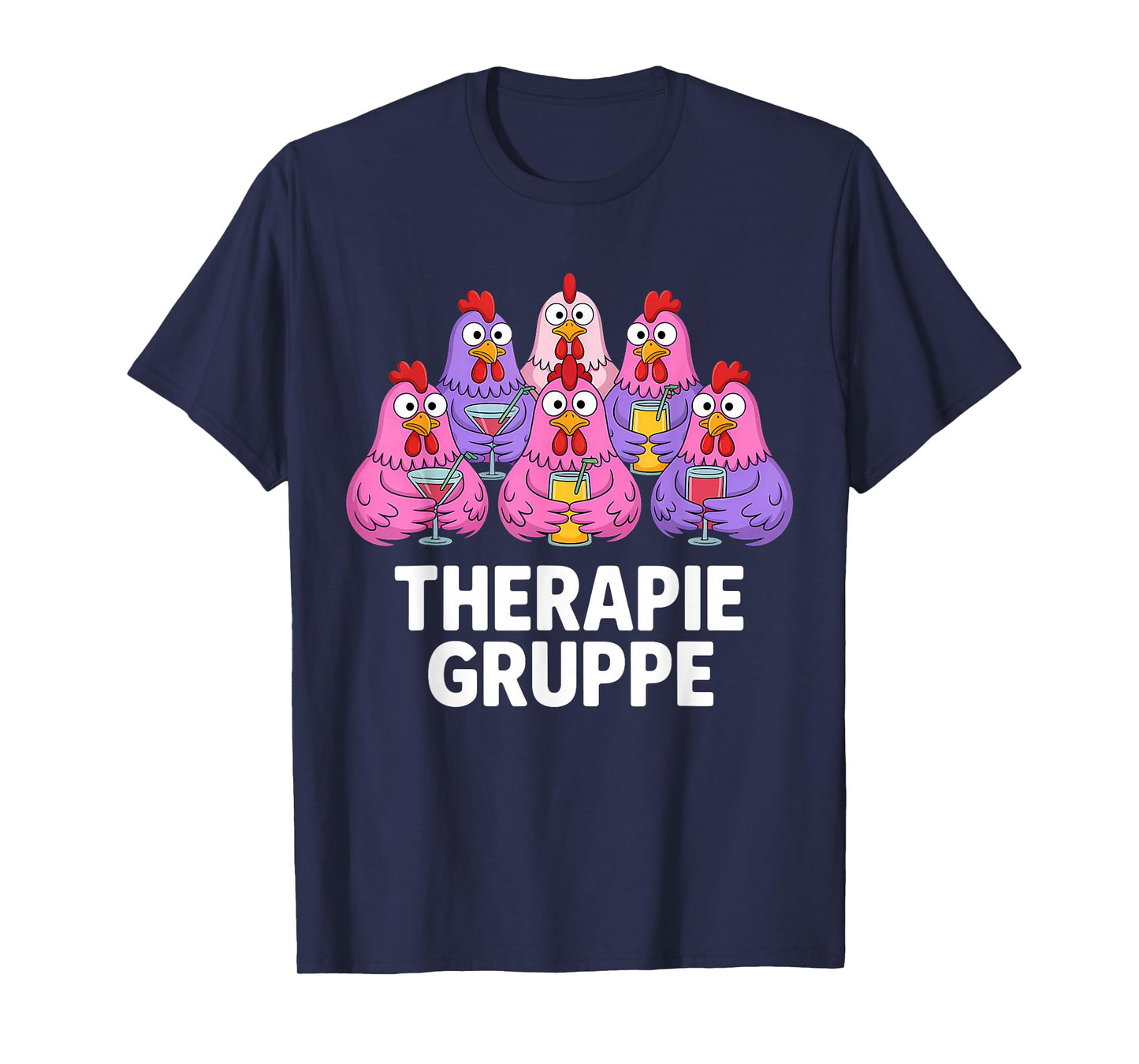 Therapy Group Girls Evening Chickens Girls Group T-Shirt