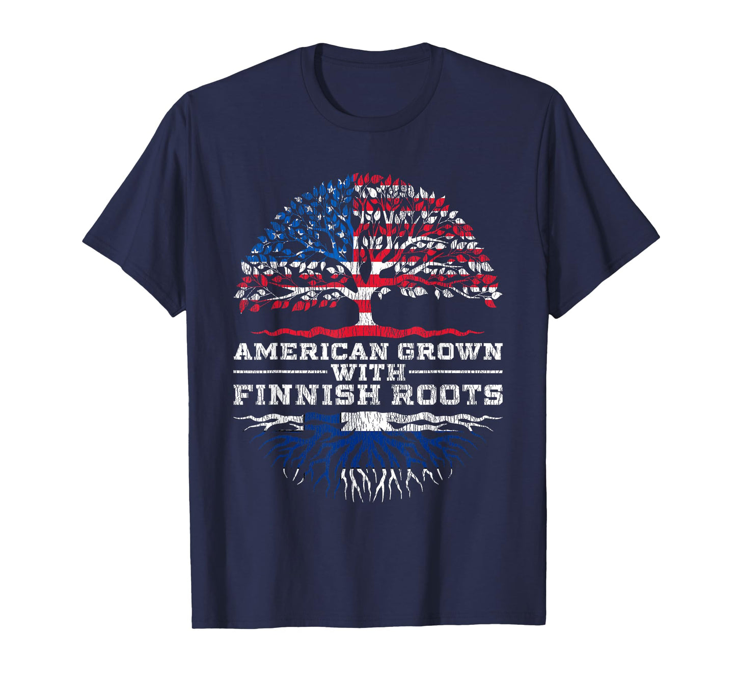American Grown With Finnish Roots Finland T-Shirt