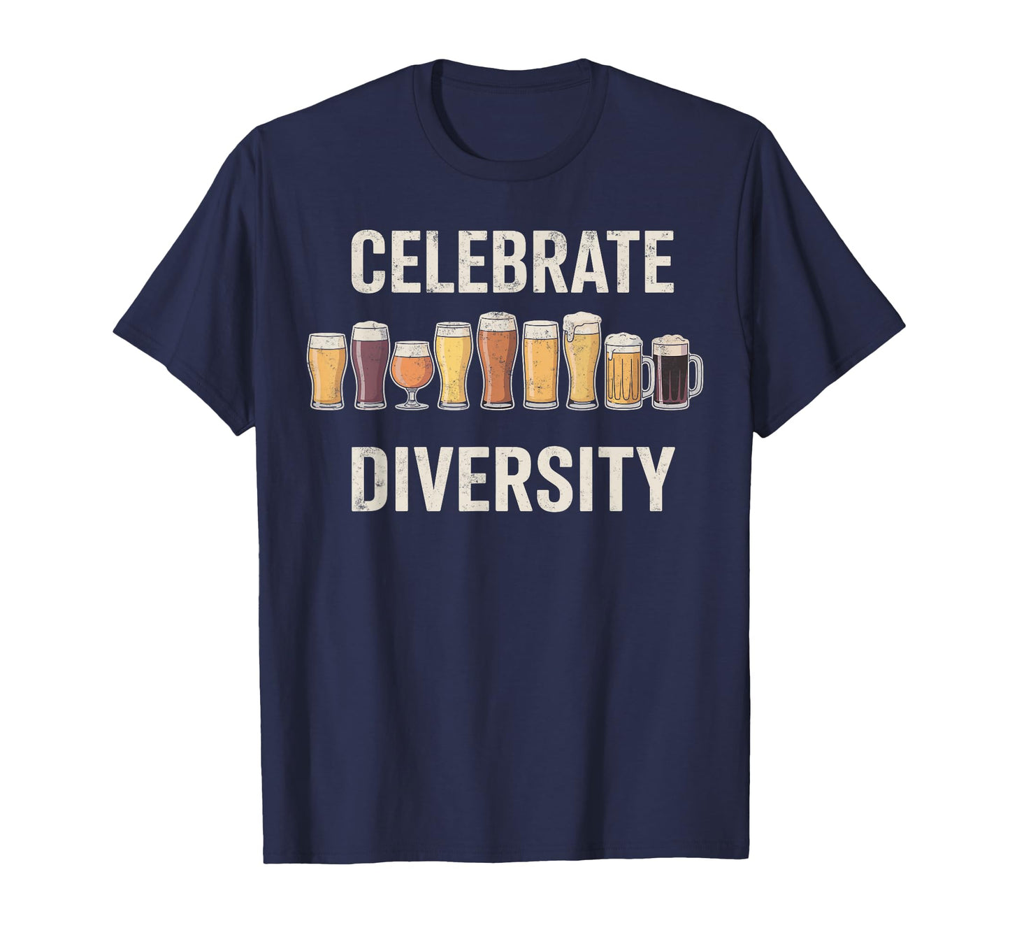 Celebrate Diversity Funny Brewing Brewer Craft Beer Hobby T-Shirt