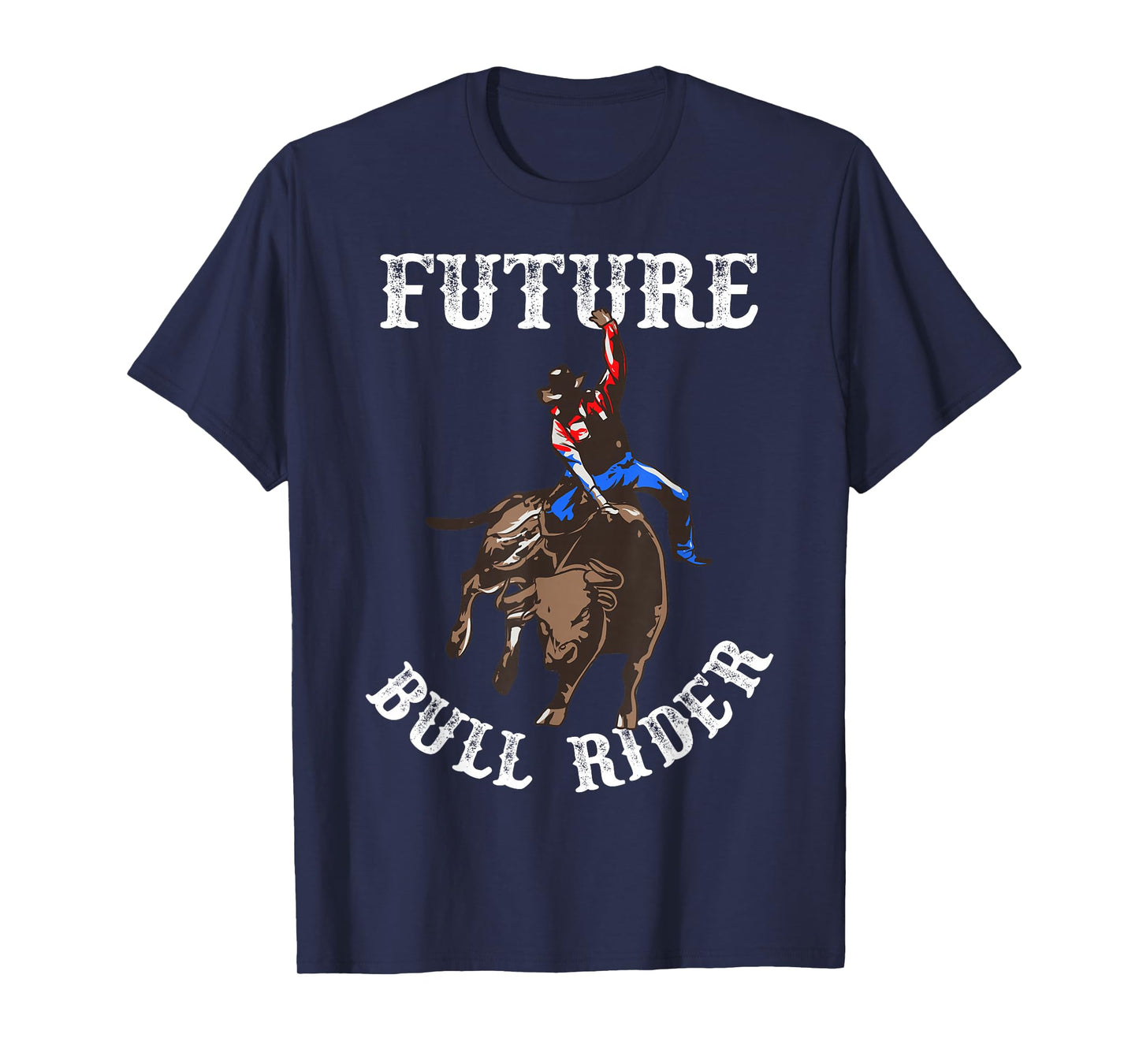 Rodeo Future Bull Rider Bull Riding Mechanical Boys Kids T-Shirt