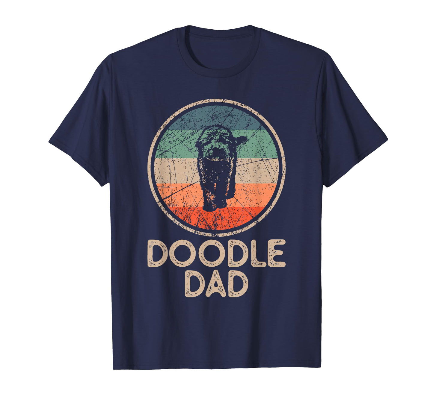 Doodle Dog - Vintage Doodle Dad T-Shirt Small