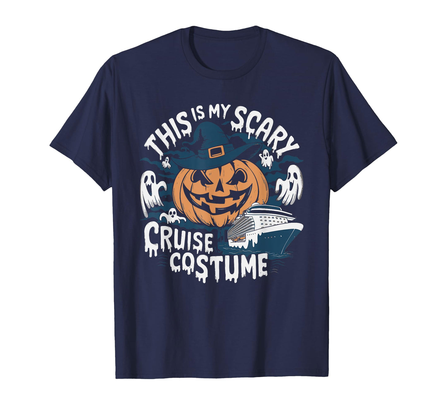 This Is My Scary Cruise Costume Vacation Cruising T-Shirt
