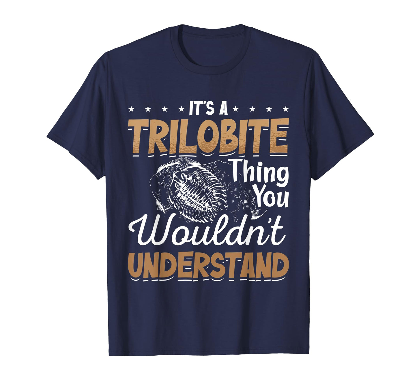Trilobite Fossil Ammonites Rockhound Prehistoric Animals T-Shirt