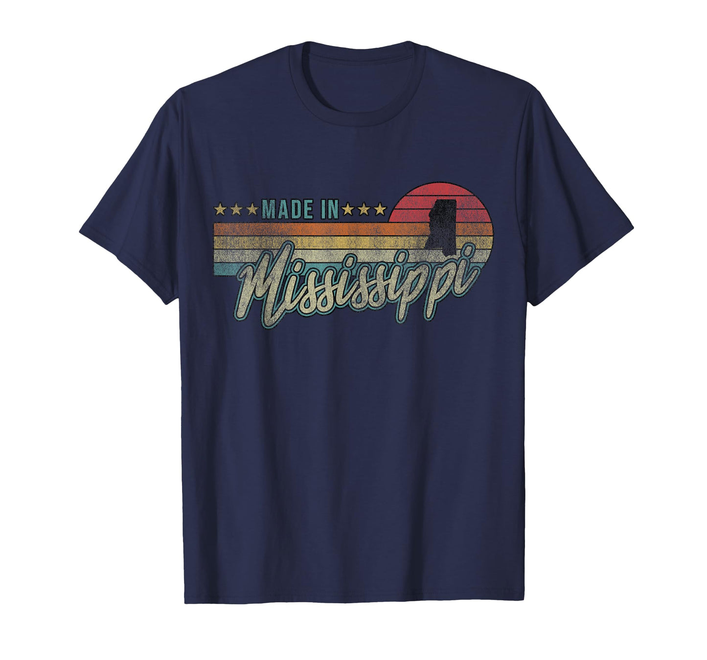 Mississippi State Vintage Proud Women Mens Gift T-Shirt