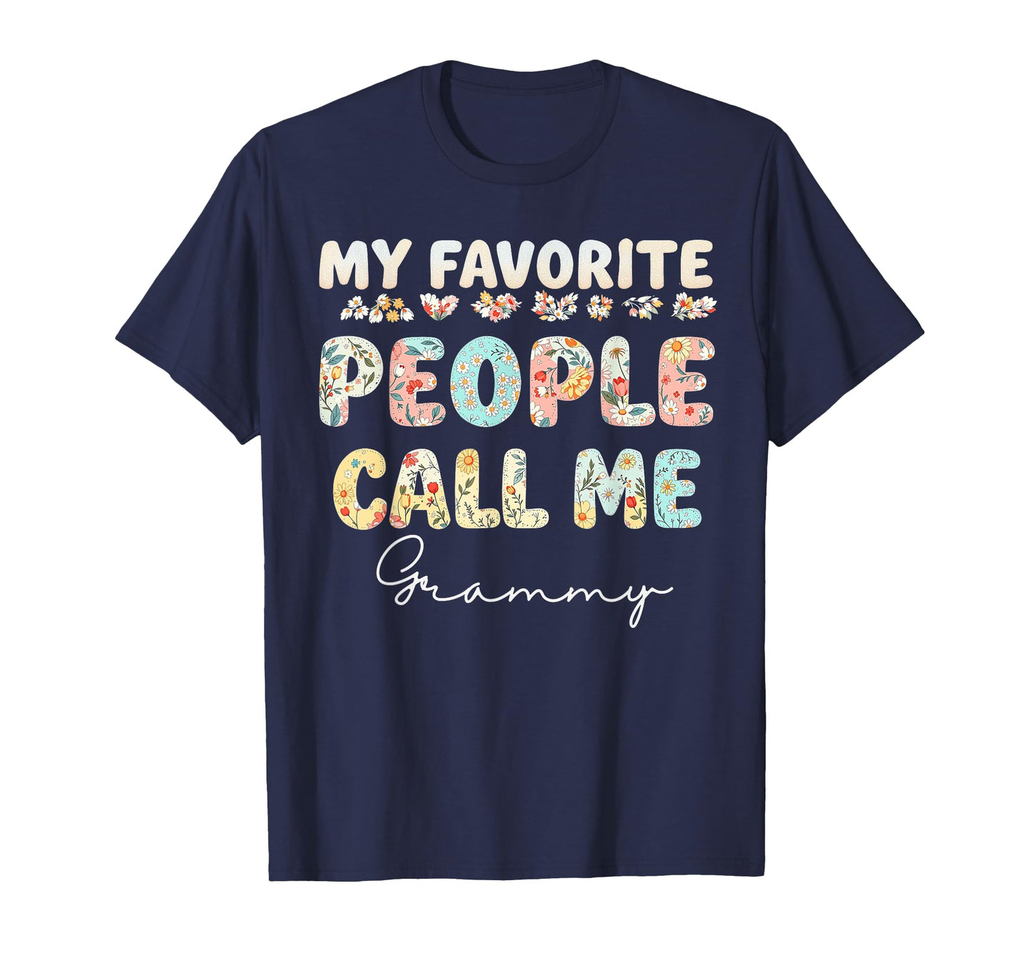 Wildflowers Grammy Floral Mother's Day Grammy T-Shirt