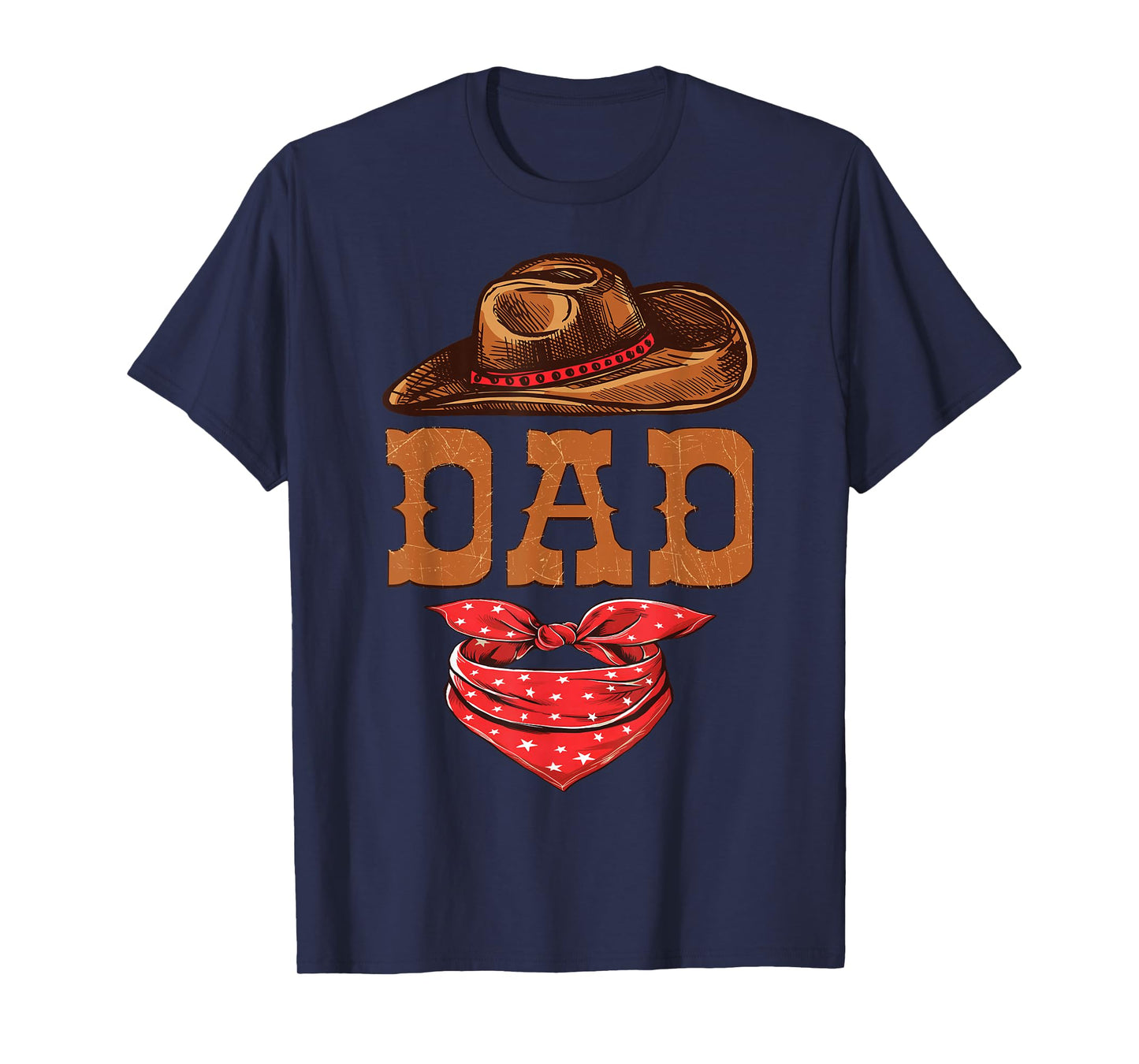 Dad Western Birthday Cowboy Cowgirl Family Matching T-Shirt