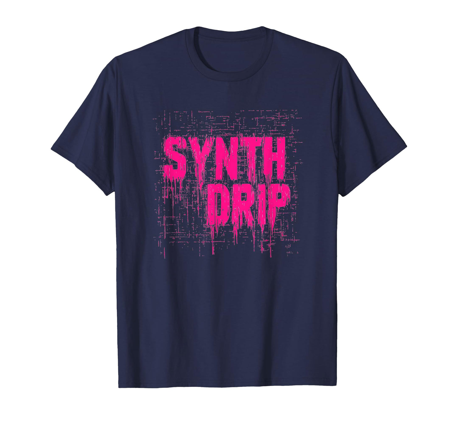 Cool Synth Drip Emblem Costume T-Shirt