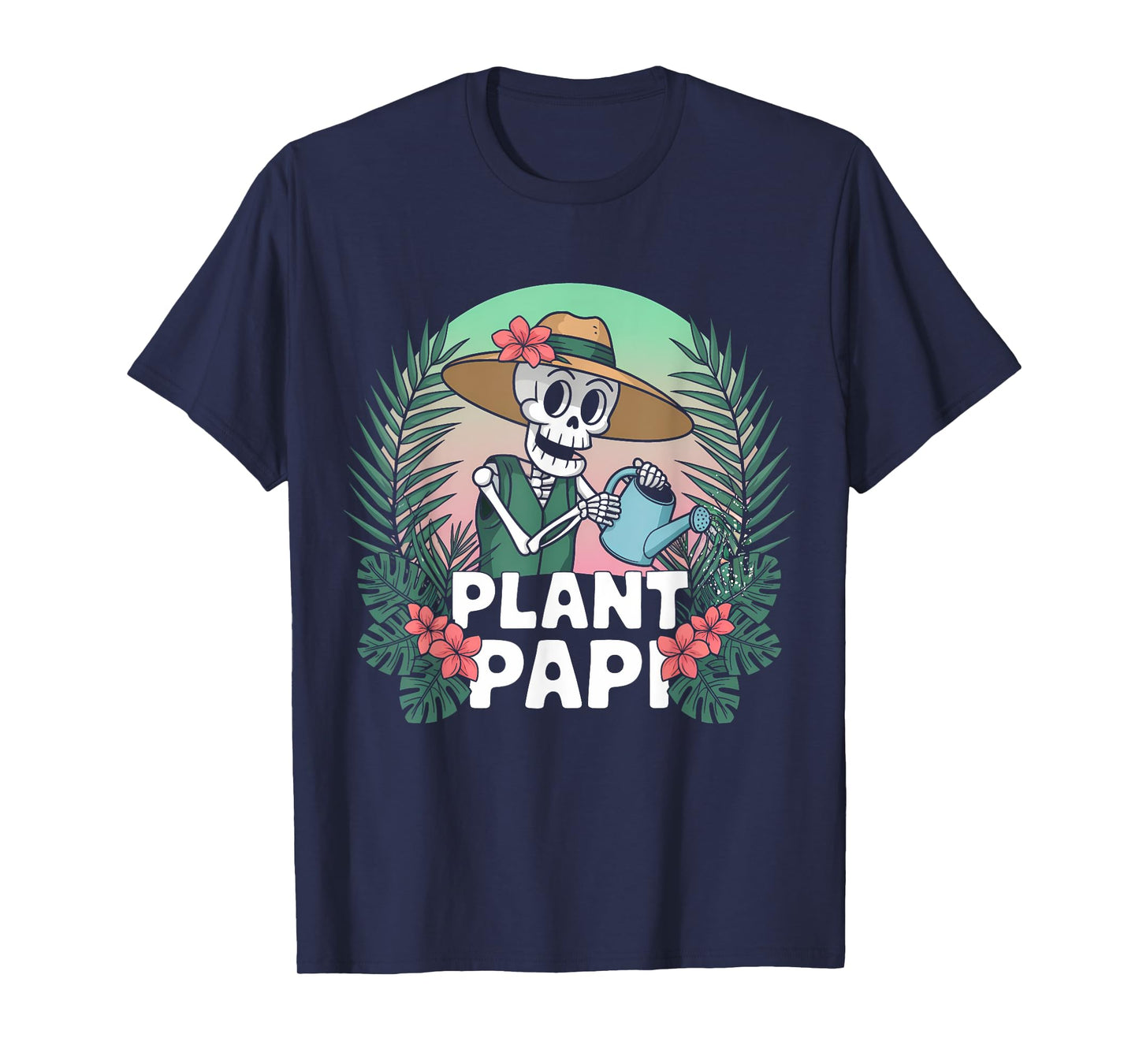 Halloween Plant Papi Daddy Gardener Vintage T-Shirt