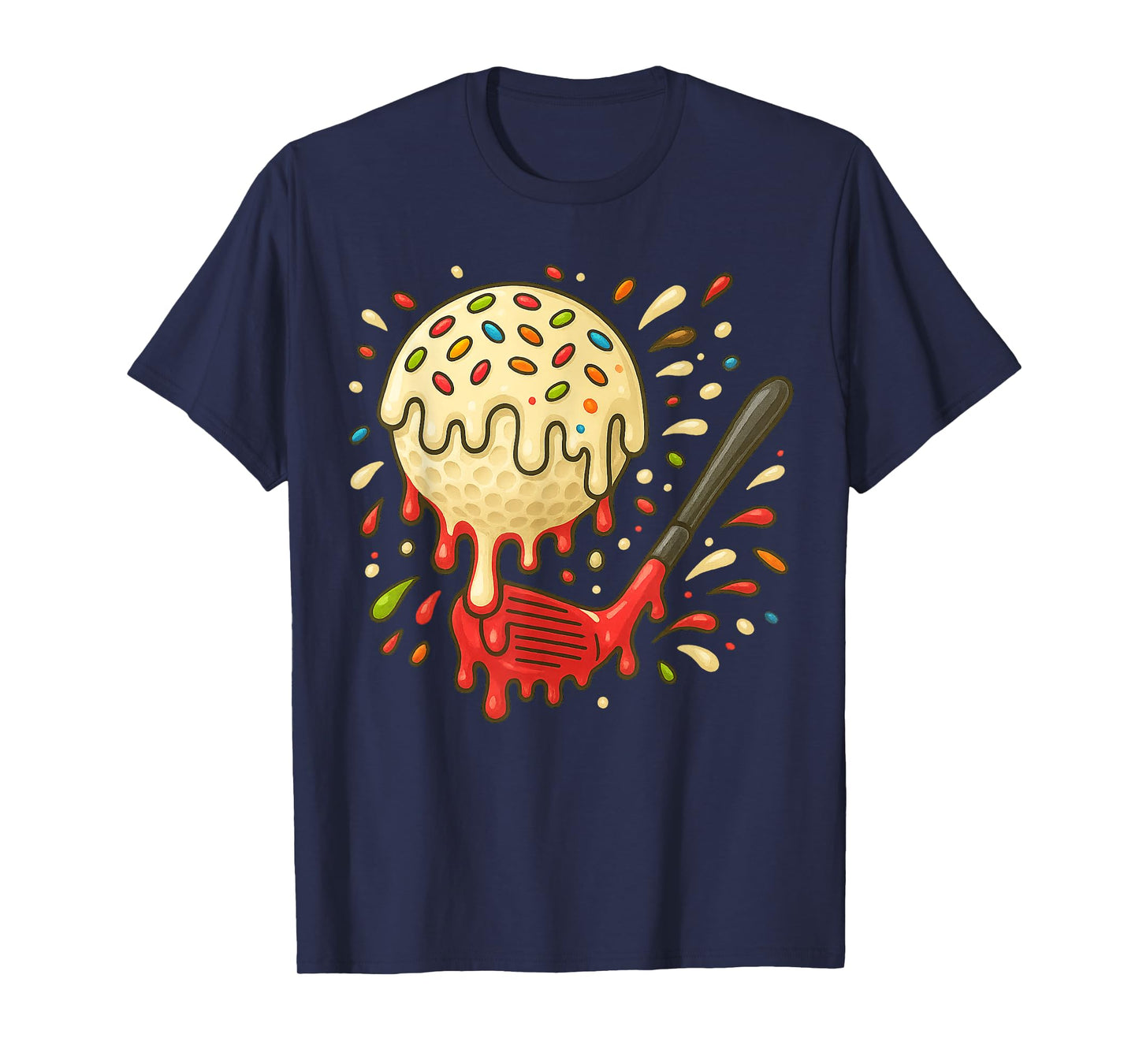 Golf Drip Team for Boys Ice Cream Cool T-Shirt