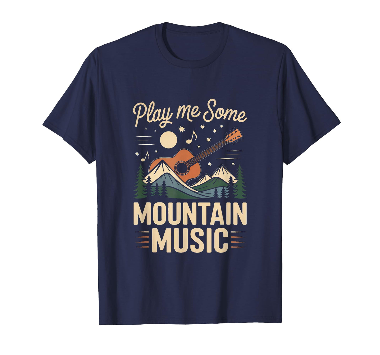 Play Me Some Mountain Music Country Music Western T-Shirt