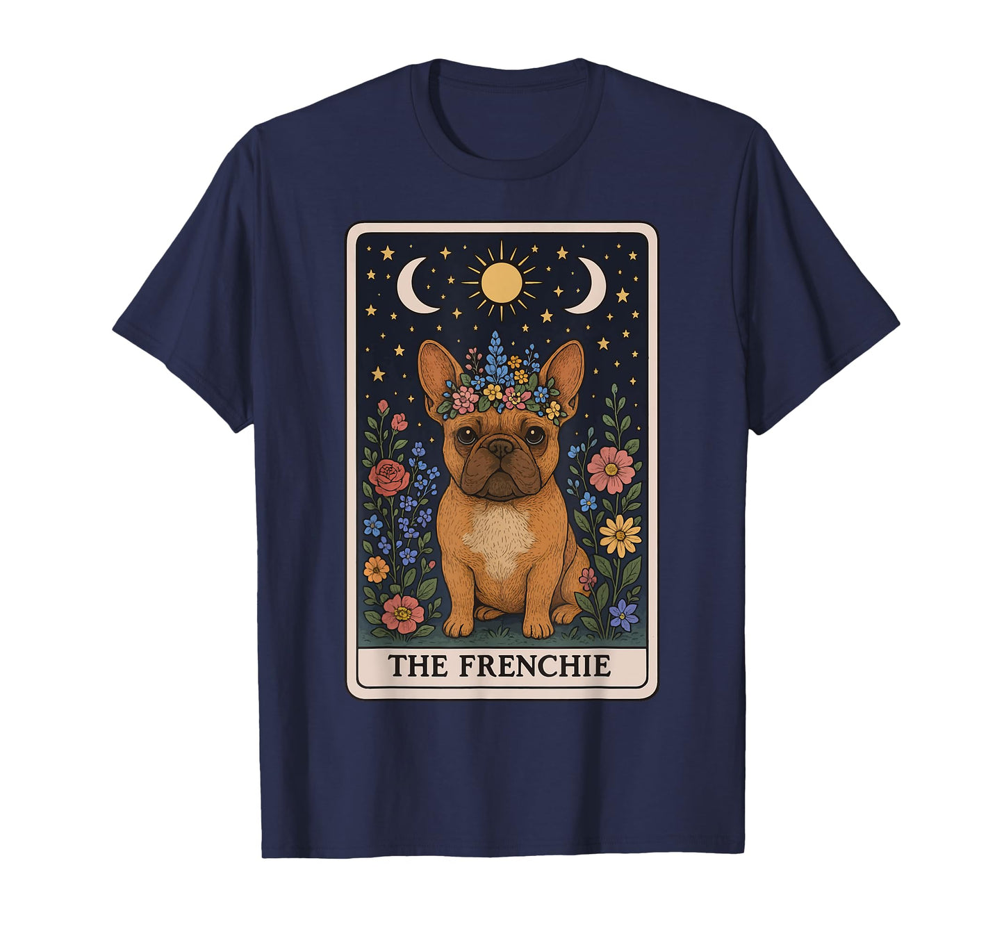 The Frenchie Tarot Card T-Shirt