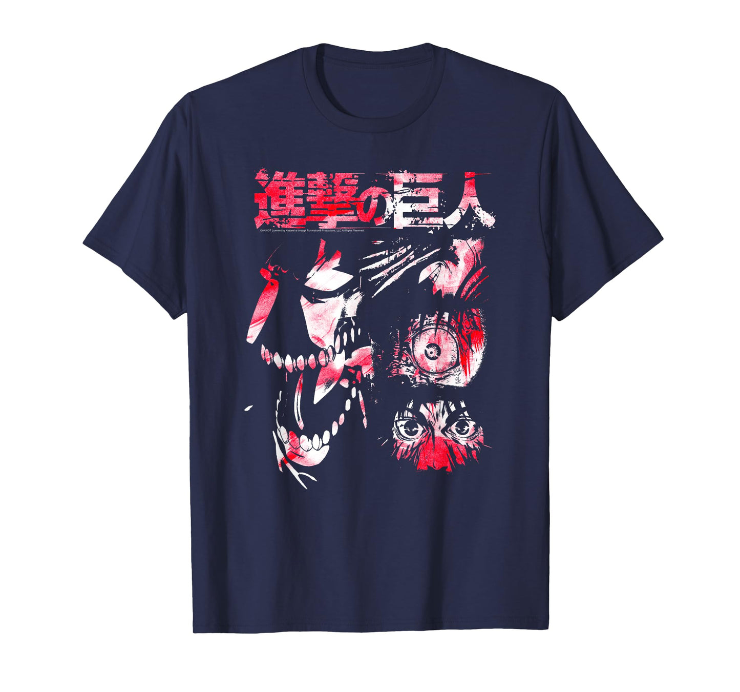 Attack on Titan Titan Transformation Watercolor Anime T-Shirt