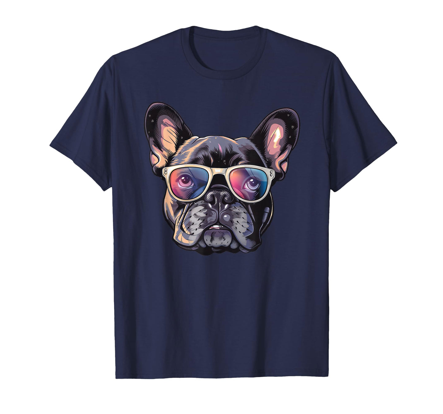 French Bulldog Dog Sunglasses T-Shirt