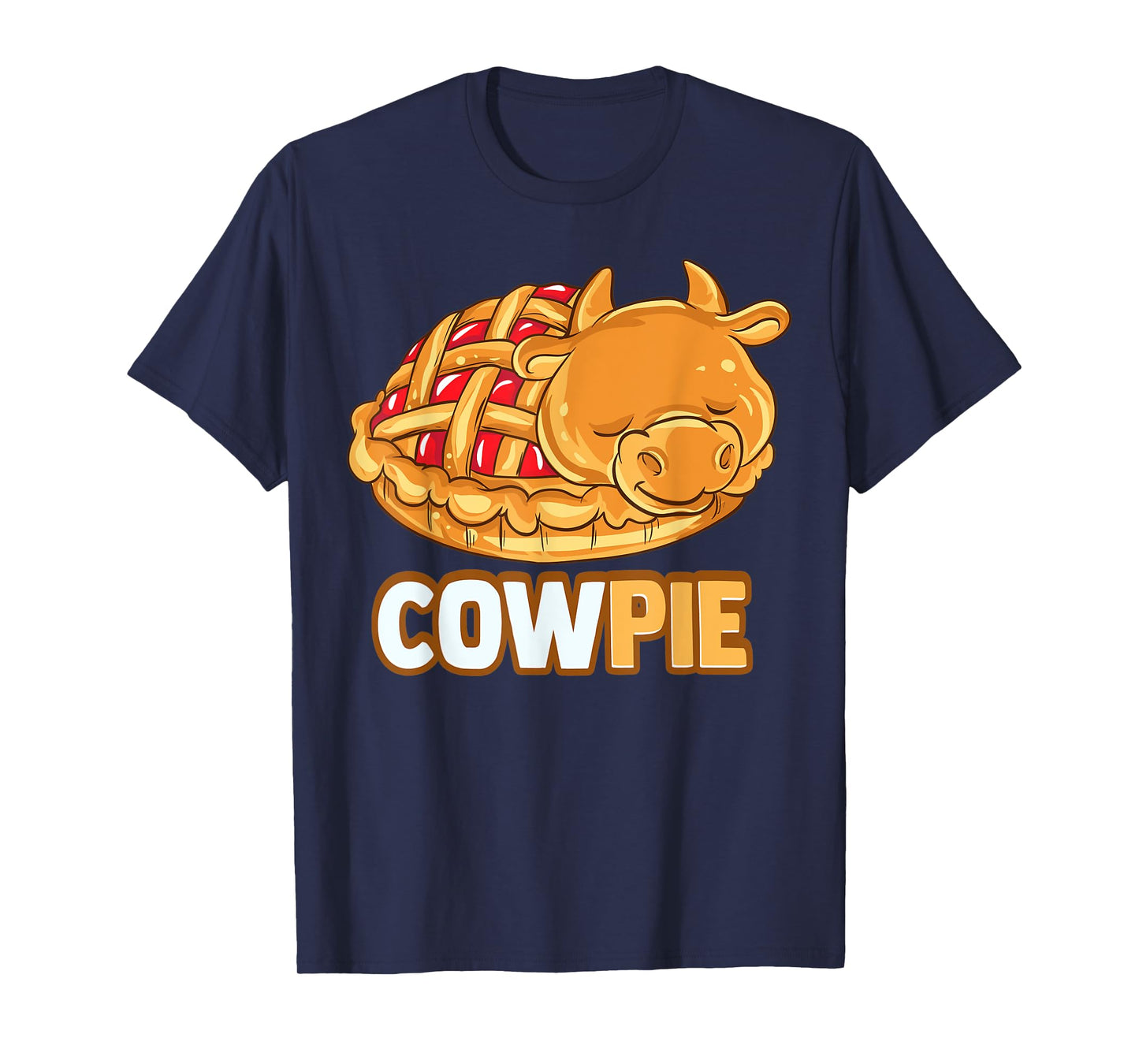 Funny Cowpie Food Tee Crufty Food Lover Cow Animal Cattle T-Shirt
