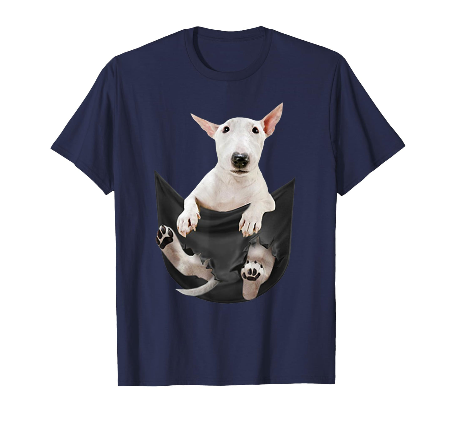 Funny Bull Terrier in Your Pocket for Bull Terrier Lovers T-Shirt