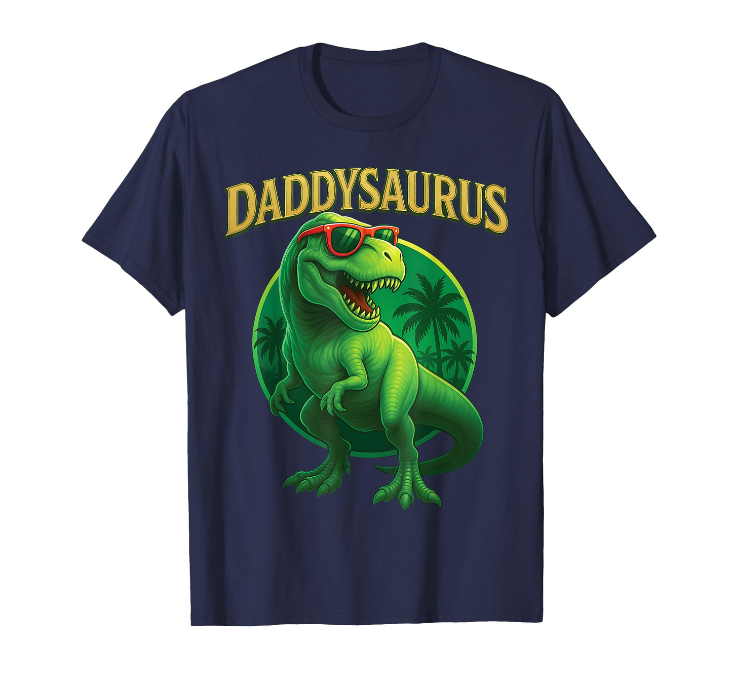 Cute Daddysaurus T-Rex Dad Dinosaur Daddy Saurus Fathers Day T-Shirt