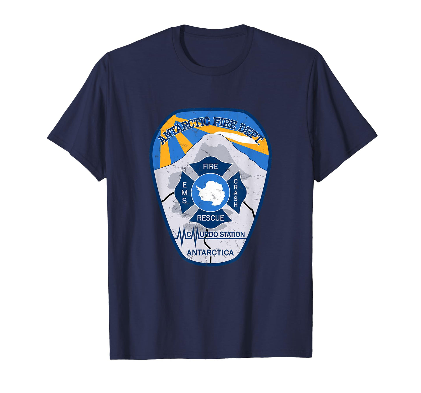 Antarctic Fire Department Patch T-Shirt