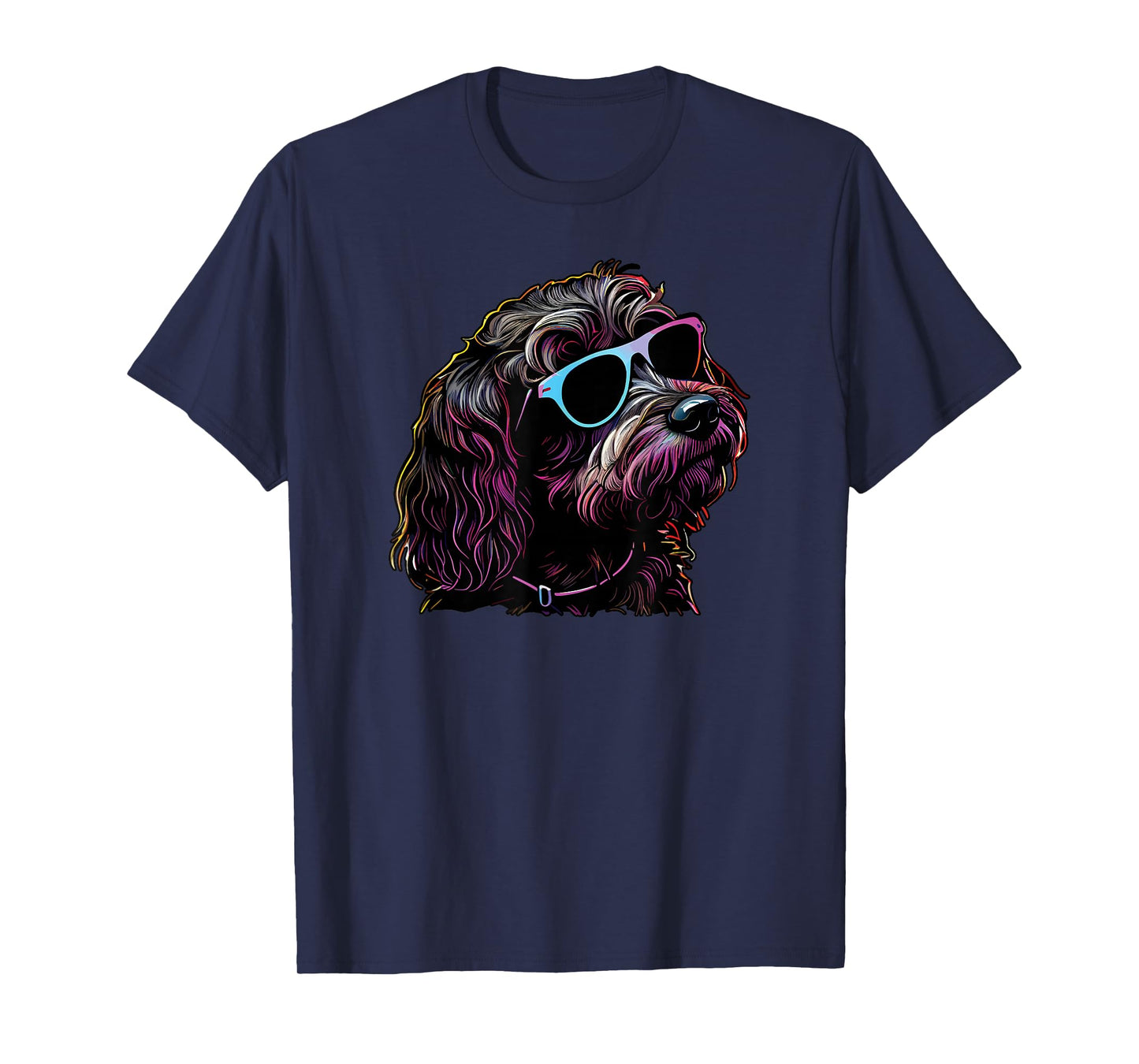 Dad Mom Cool Dog Sunglasses - Cockapoo T-Shirt