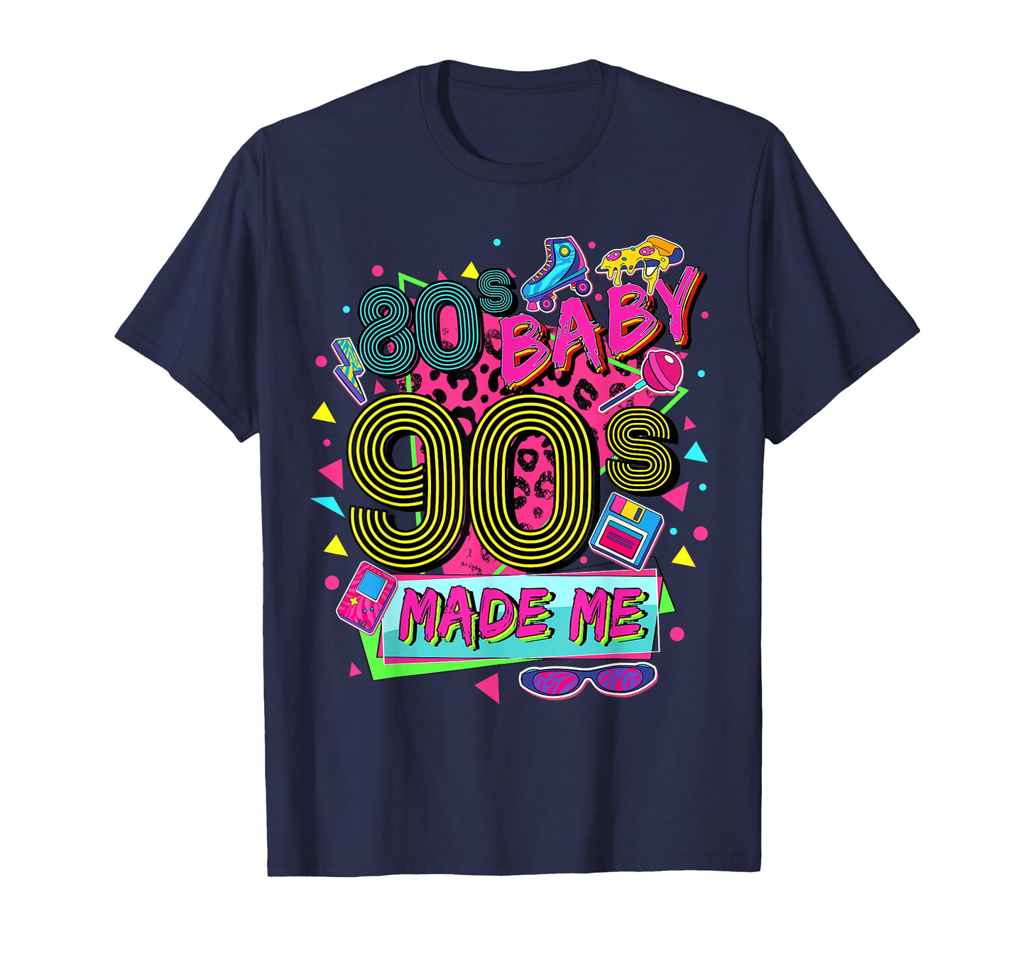 Vintage 1980s 80s Baby 1990s 90's Made Me Retro Nostalgia T-Shirt