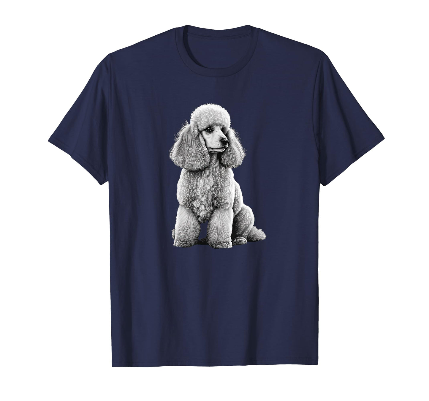 Funny Poodle Dog Miniature Poodle Toy Poodle T-Shirt for Men Women Kids