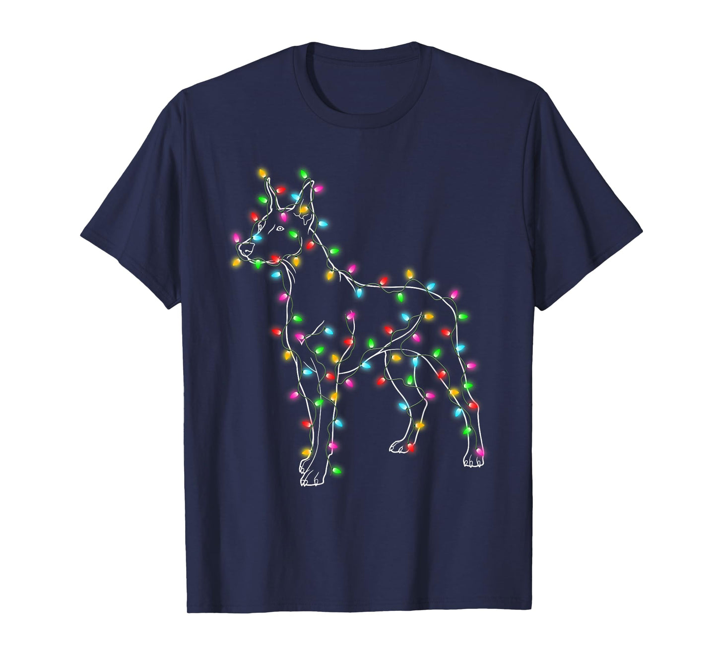 Doberman Pinscher Dogs Tree Christmas Sweater Xmas Pet Dog T-Shirt