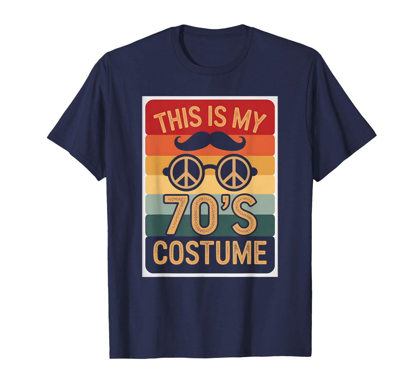 This Is My 70s Costume 70 Styles Men 70's Disco 1970s Outfit T-Shirt