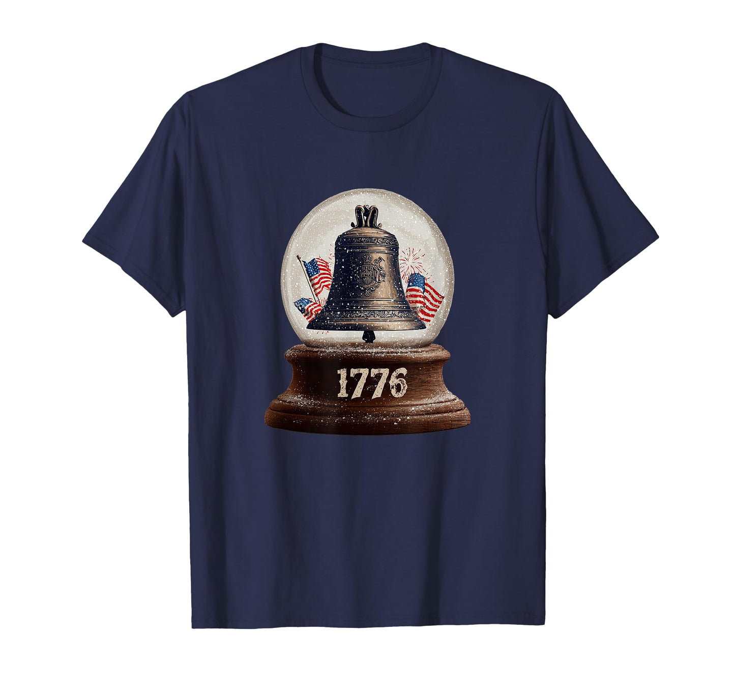 US Colors and Snow Globe Look T-Shirt