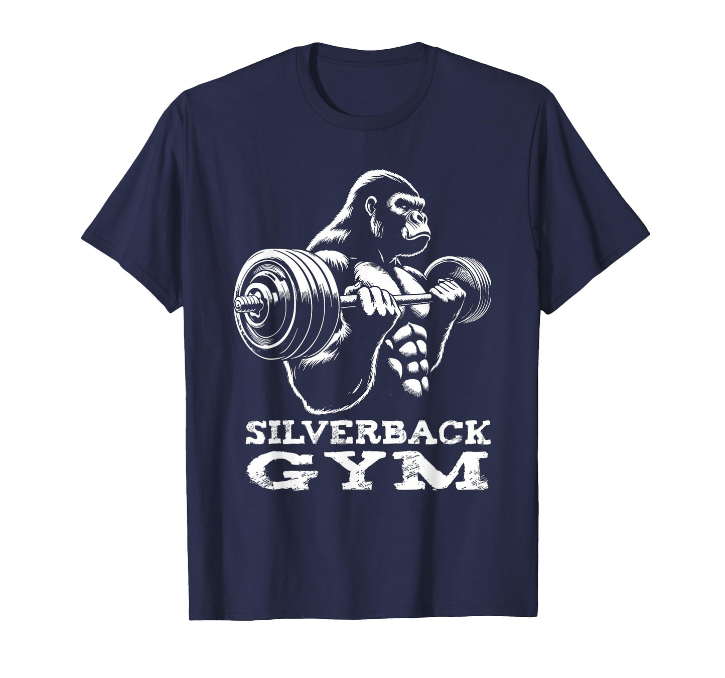 Silverback Gym Gorilla Weightlifting Workout Fitness T-Shirt