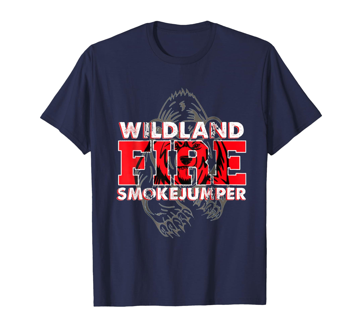 Vintage Design Fire Firefighter Smoke Jumper Rescue T-Shirt