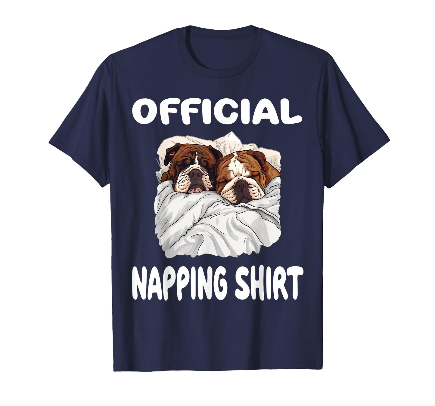 English Bulldog dog Official Sleepshirt Pajamas Nightgown T-Shirt for Men Women Kids