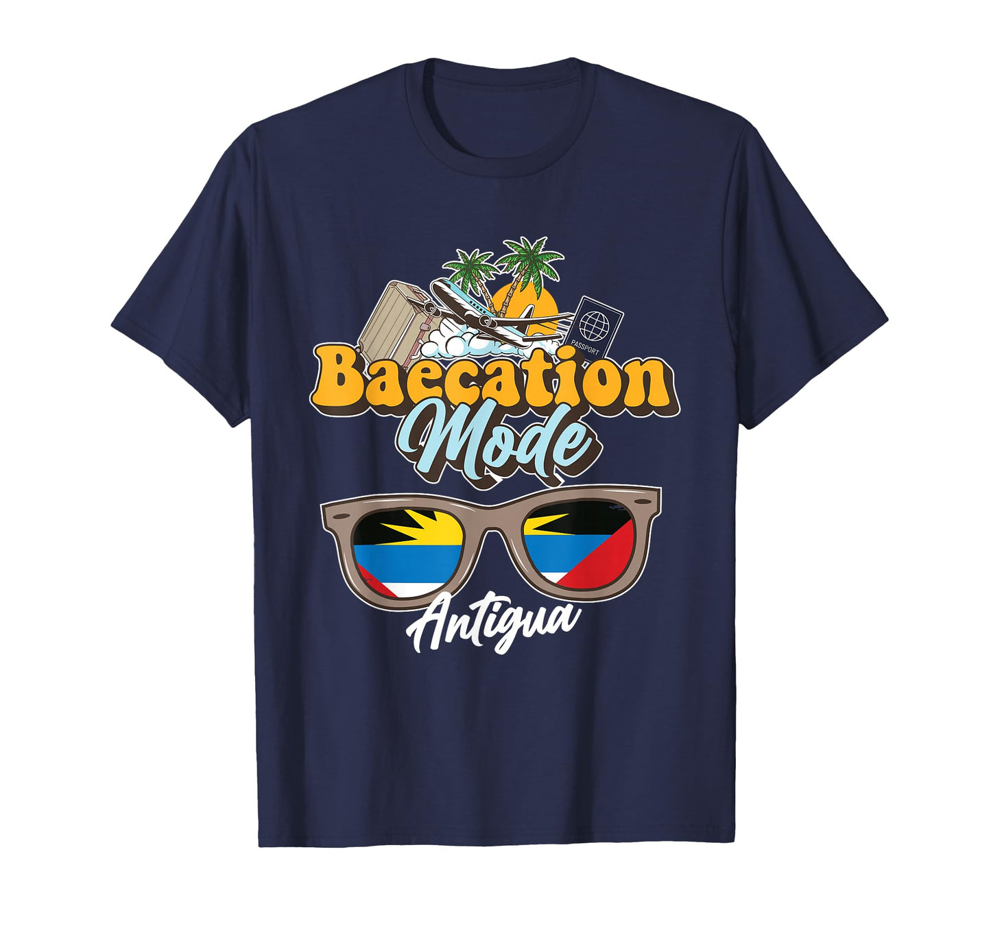 Baecation Antigua Bound Couple Travel Goal Vacation Trip T-Shirt