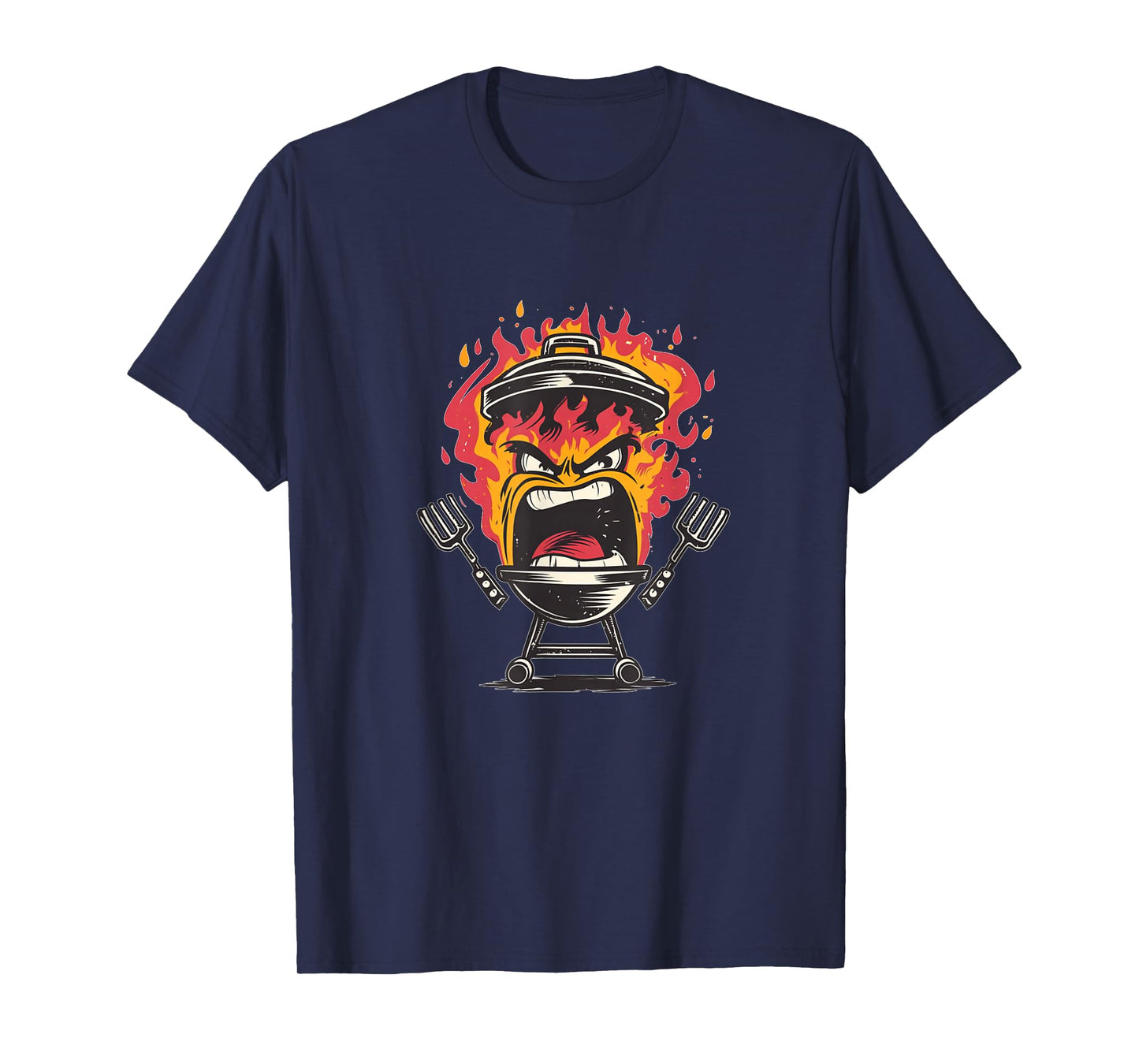 Hot Barbecue Costume with Fire and Flames T-Shirt