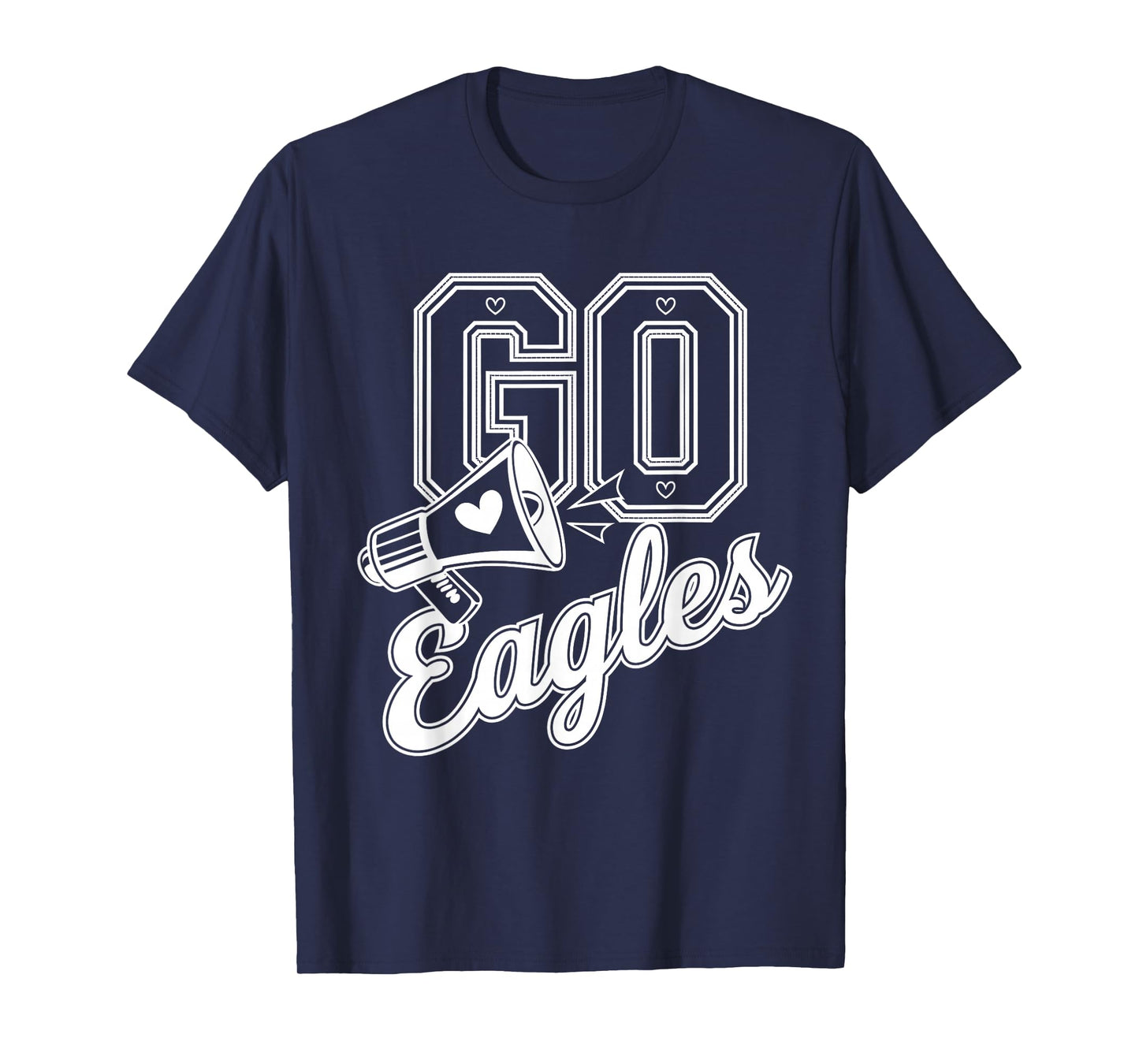 Go Cheer Eagles Design Gift for Men Women Girls Boys Kids T-Shirt