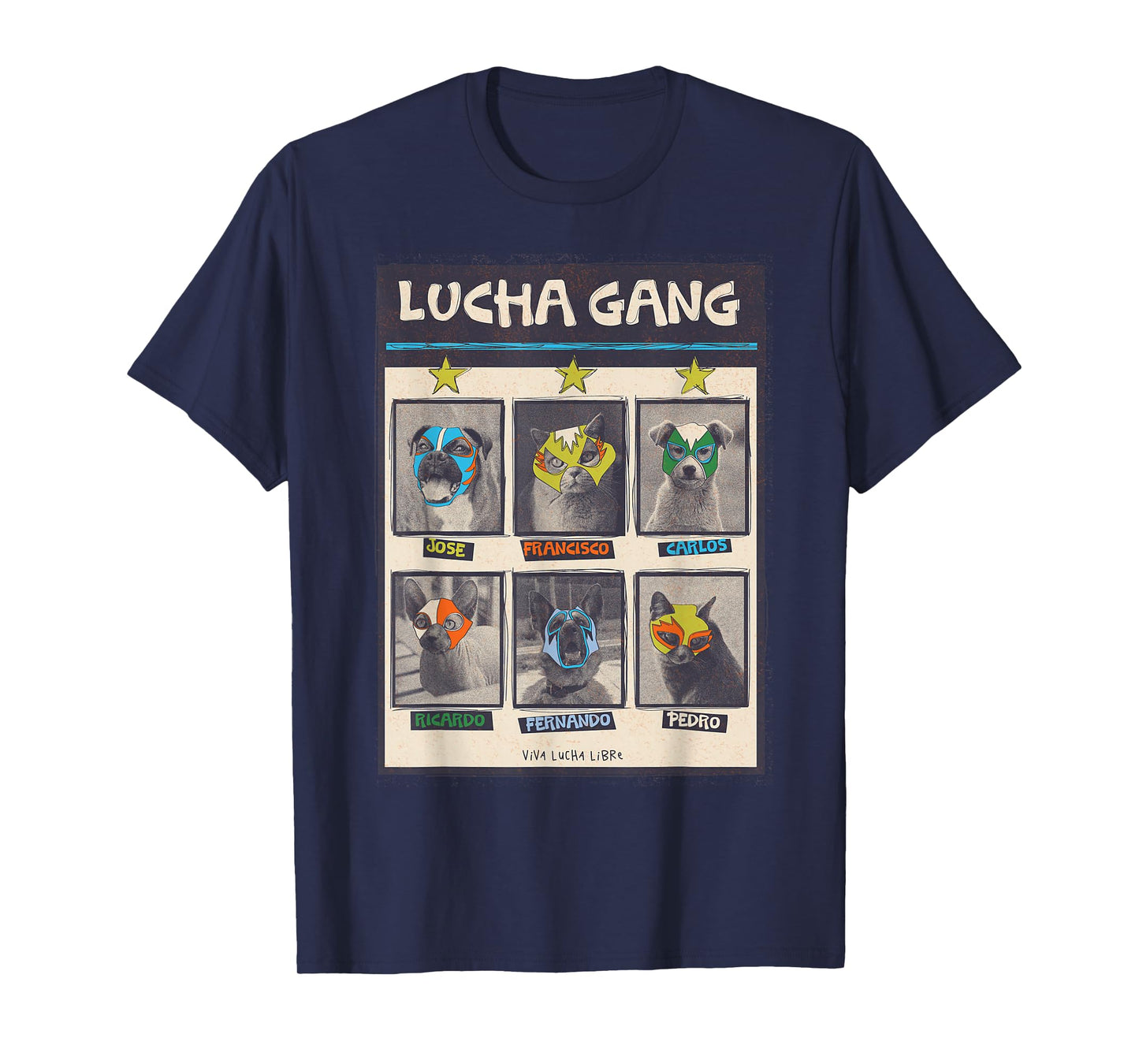Lucha Libre Mexico Puppy Wrestling Mask Luchador Birthday T-Shirt