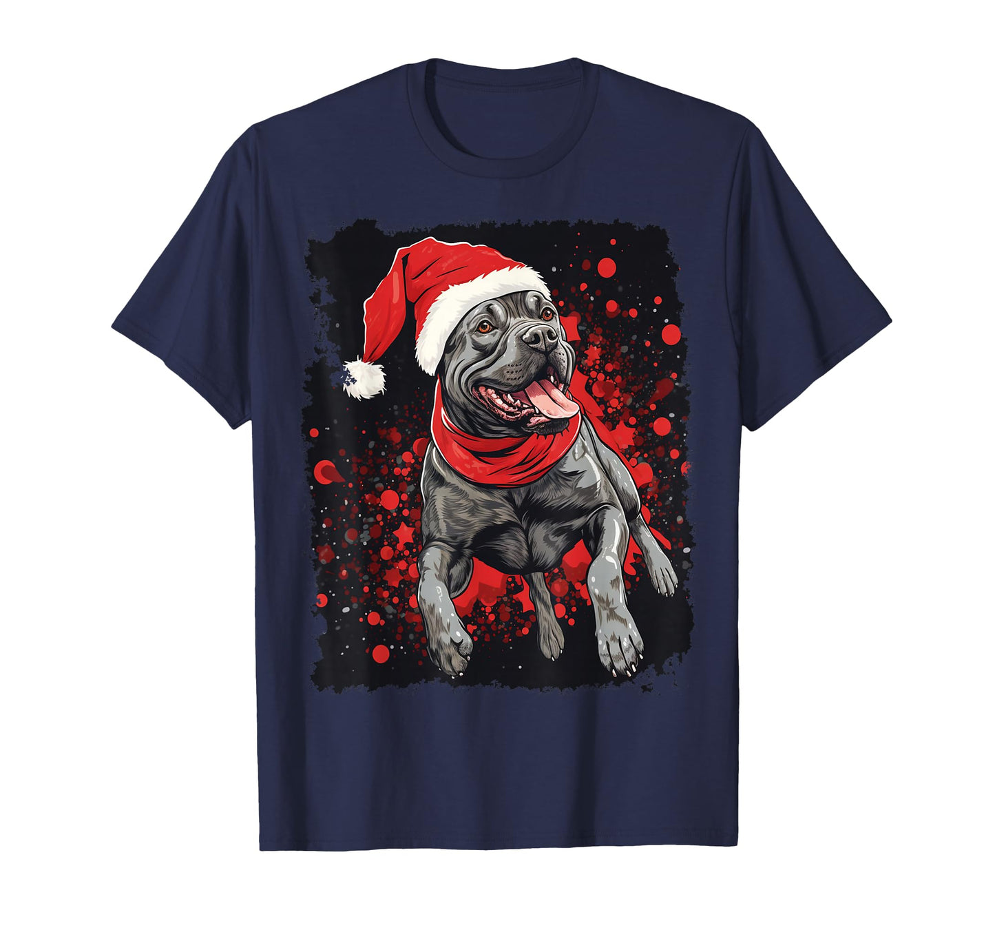 Pop Art Dog Xmas Cane Corso T-Shirt