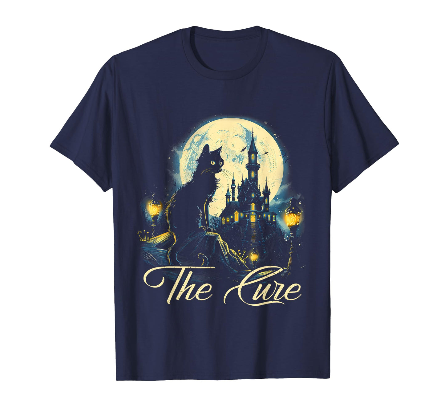 Cures Vintage Art Lovely Animal Musician Funny Outfits Cats T-Shirt