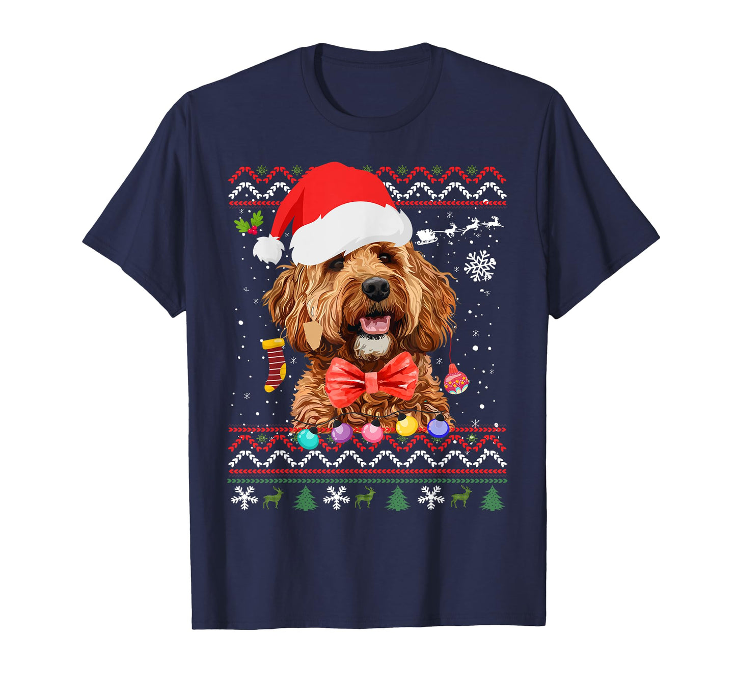 Cavapoo Christmas Outfit Idea For Women & Christmas Cavapoo T-Shirt