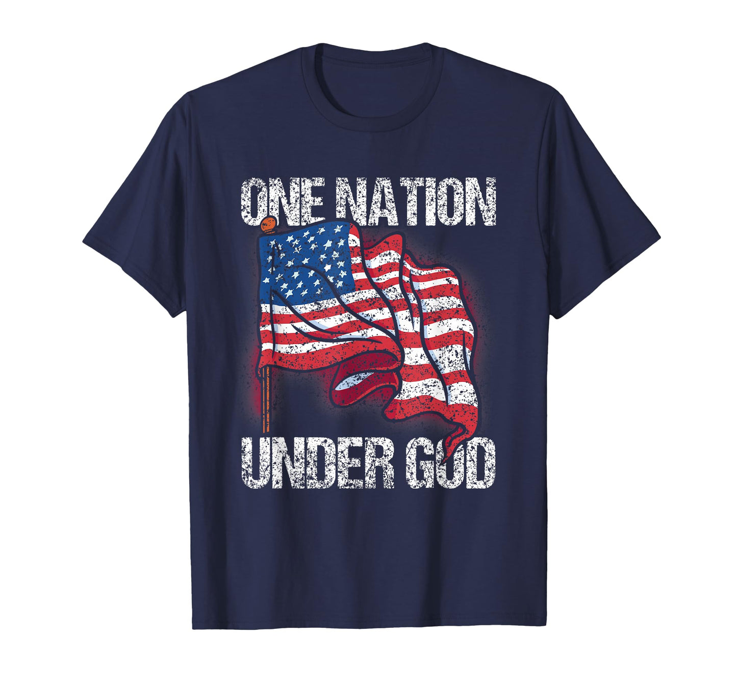 One Nation Under God American Usa Us America Patriotic Us T-Shirt