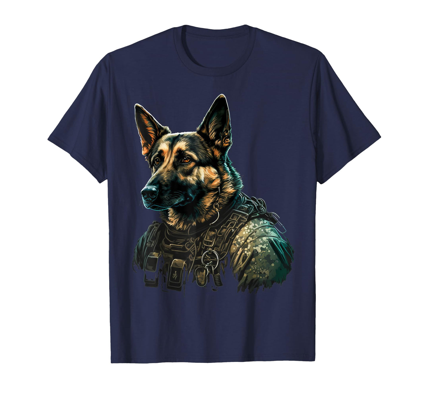 Soldier German Shepherd Army Military German Shepherd T-Shirt