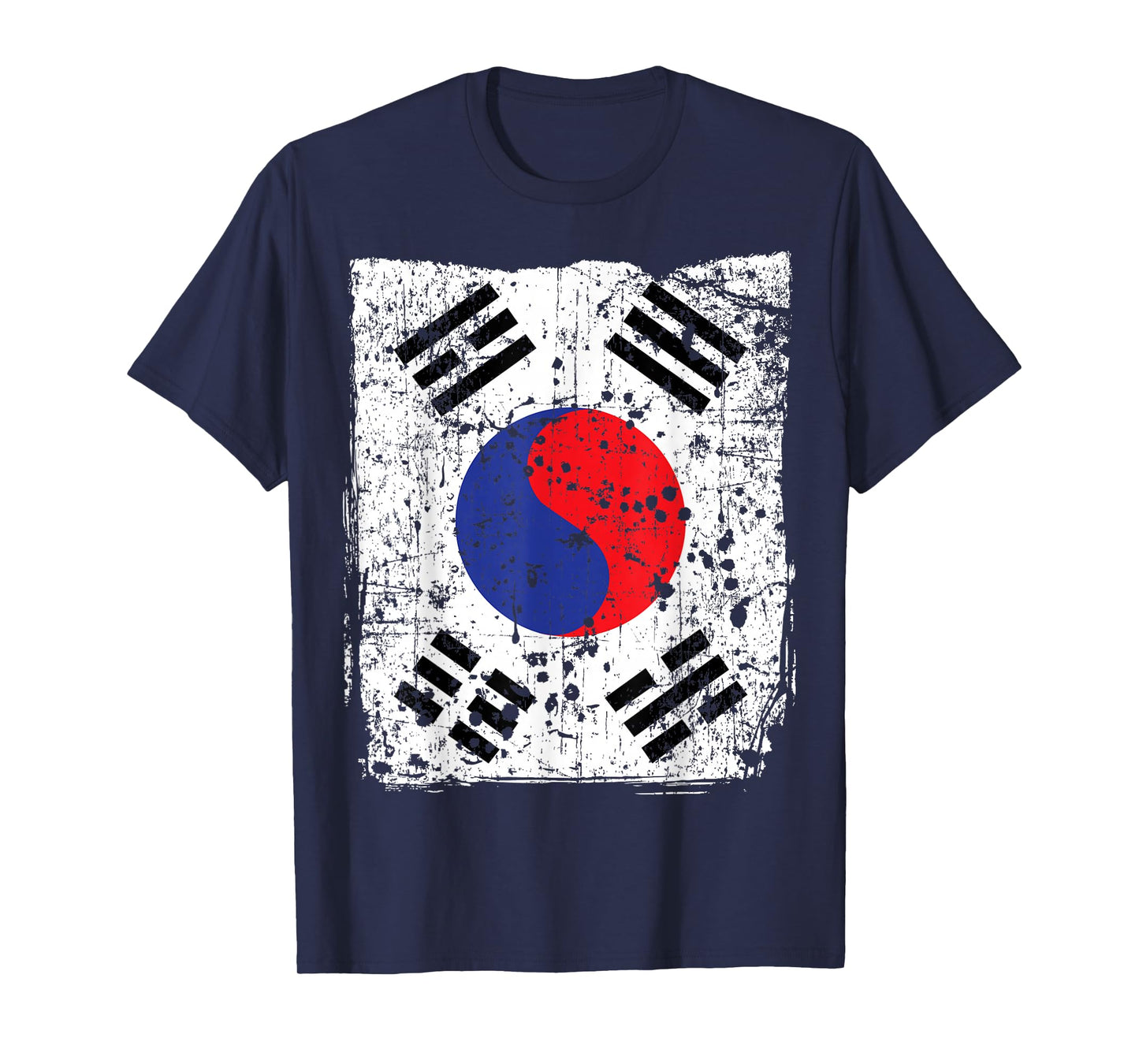 Faded Korean Flag, Distressed Flag of Korea T-Shirt T-Shirt