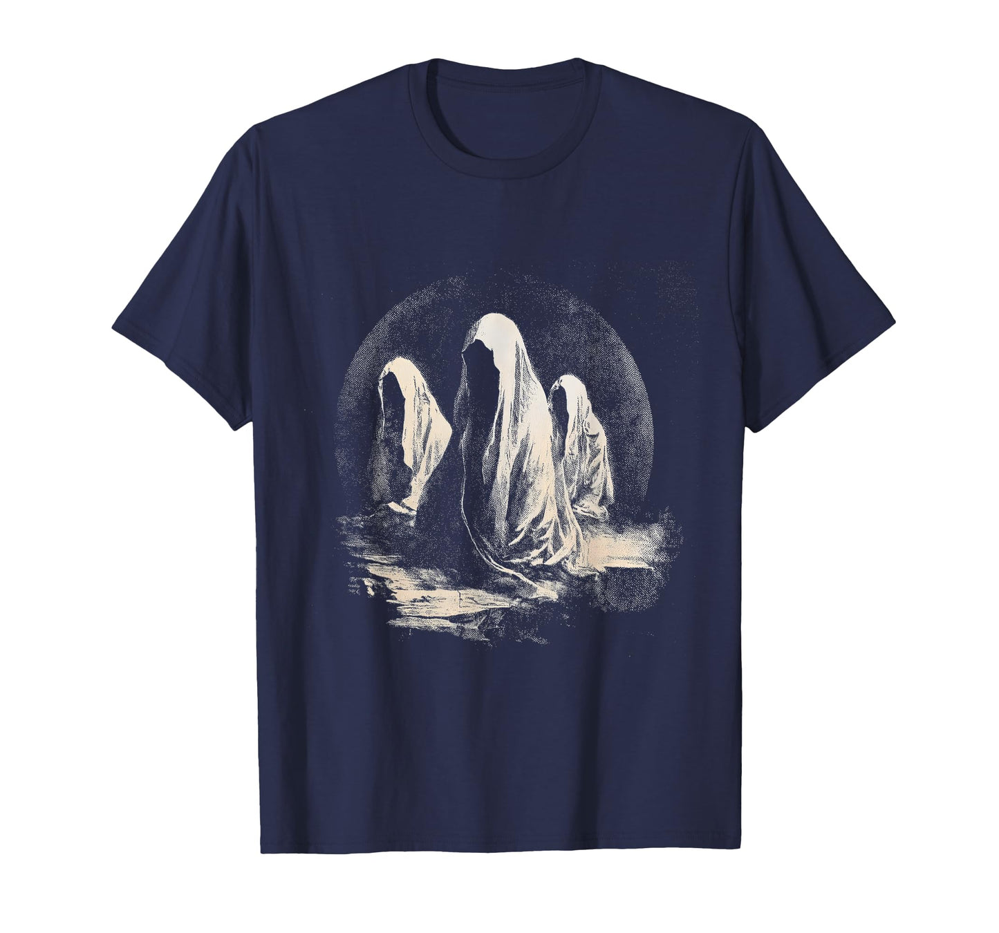 Halloween Creepy Dark Cult Ghosts Black Magick Occult Scary T-Shirt
