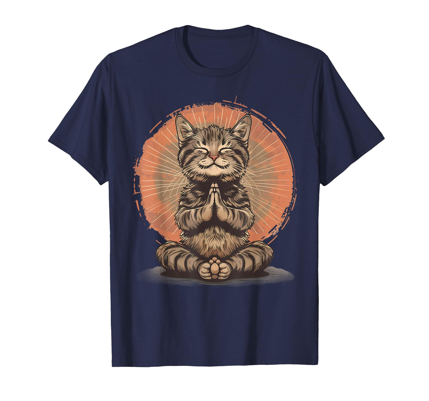 Cat Meditation Zen Buddha Hindu Buddhist Spirituality T-Shirt