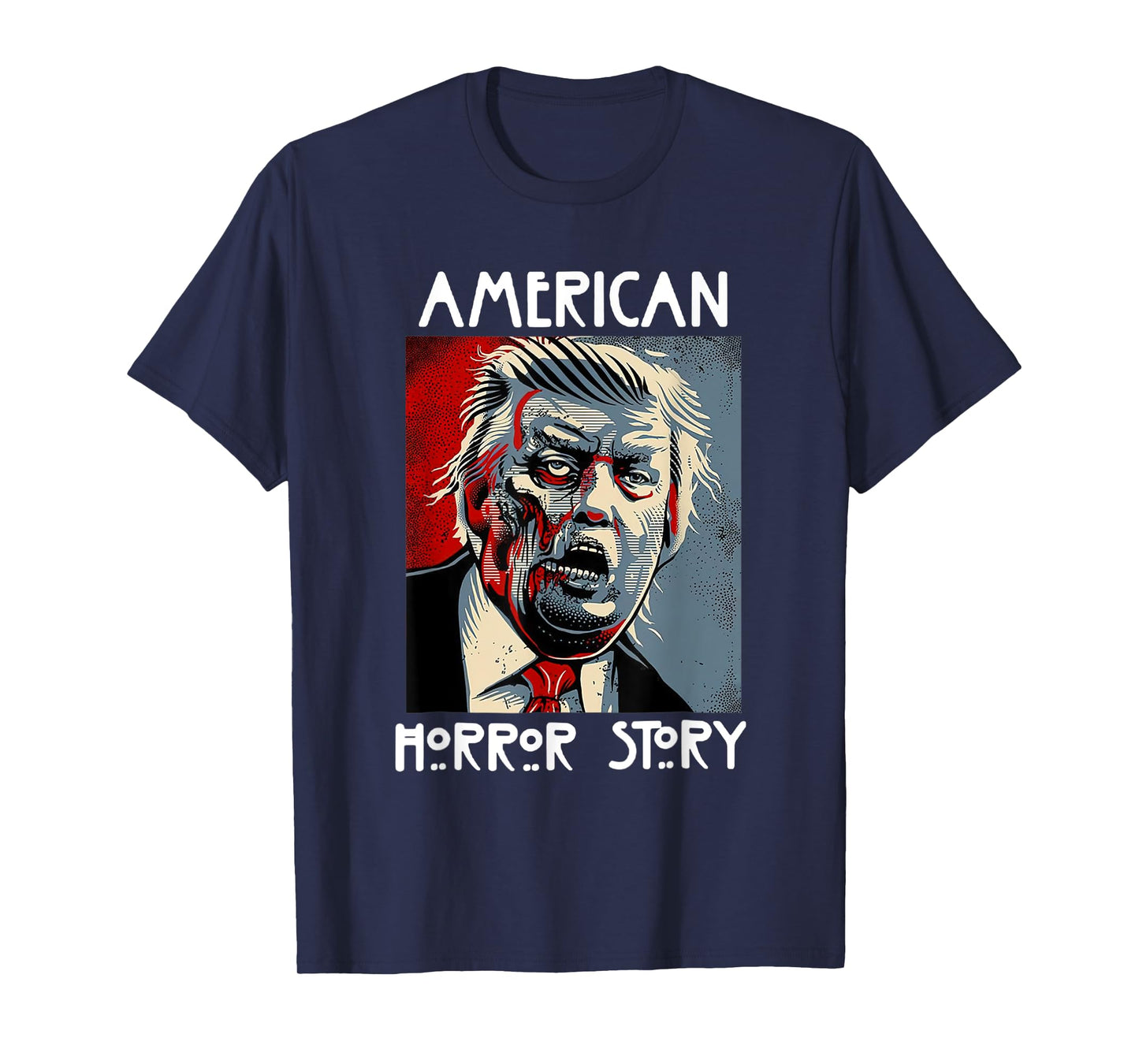 President Horror American Zombie Story Halloween Trump 2025 T-Shirt