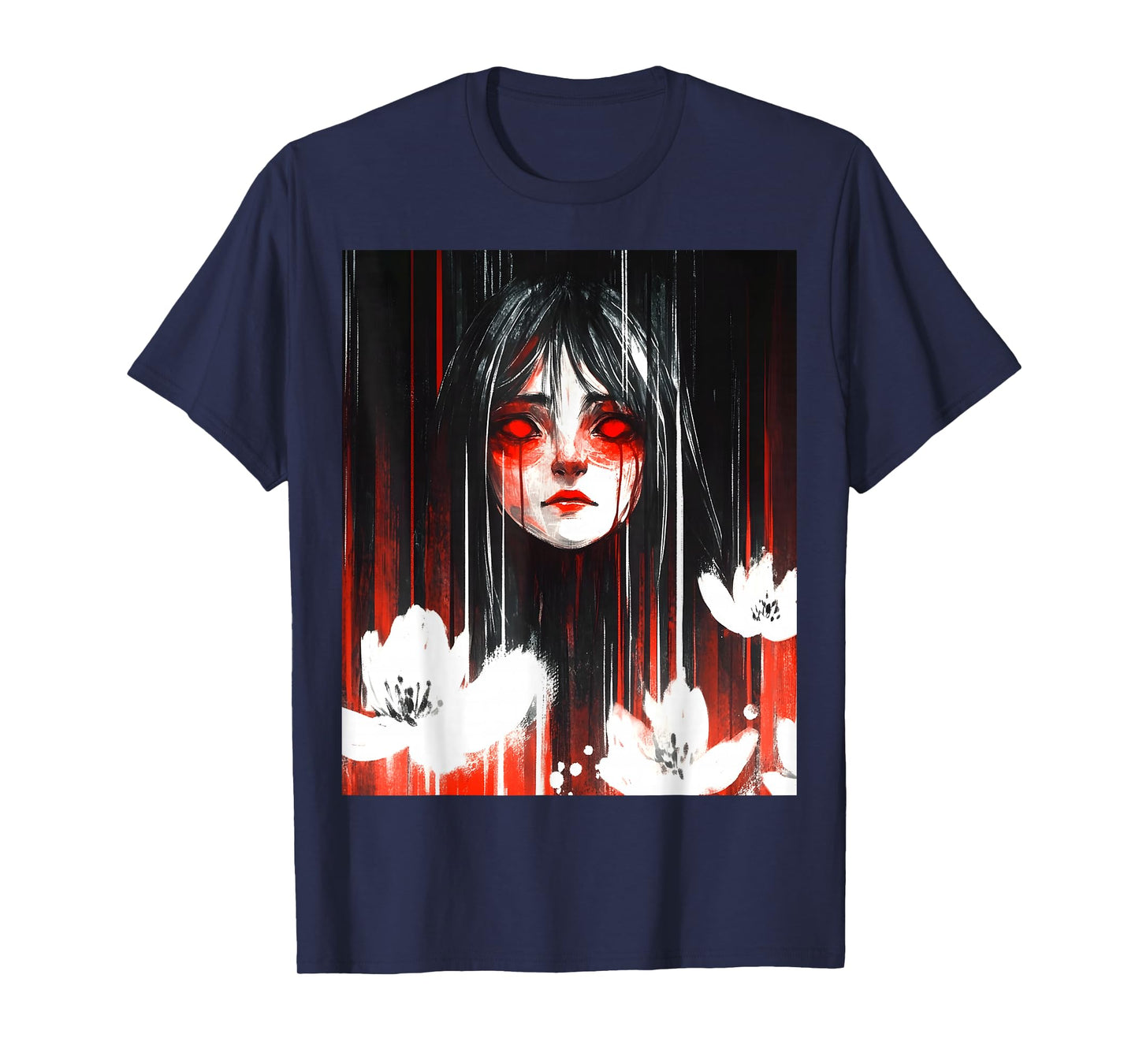 Japan Horror Anime Manga Japanese Creepy Kawaii Goth T-Shirt