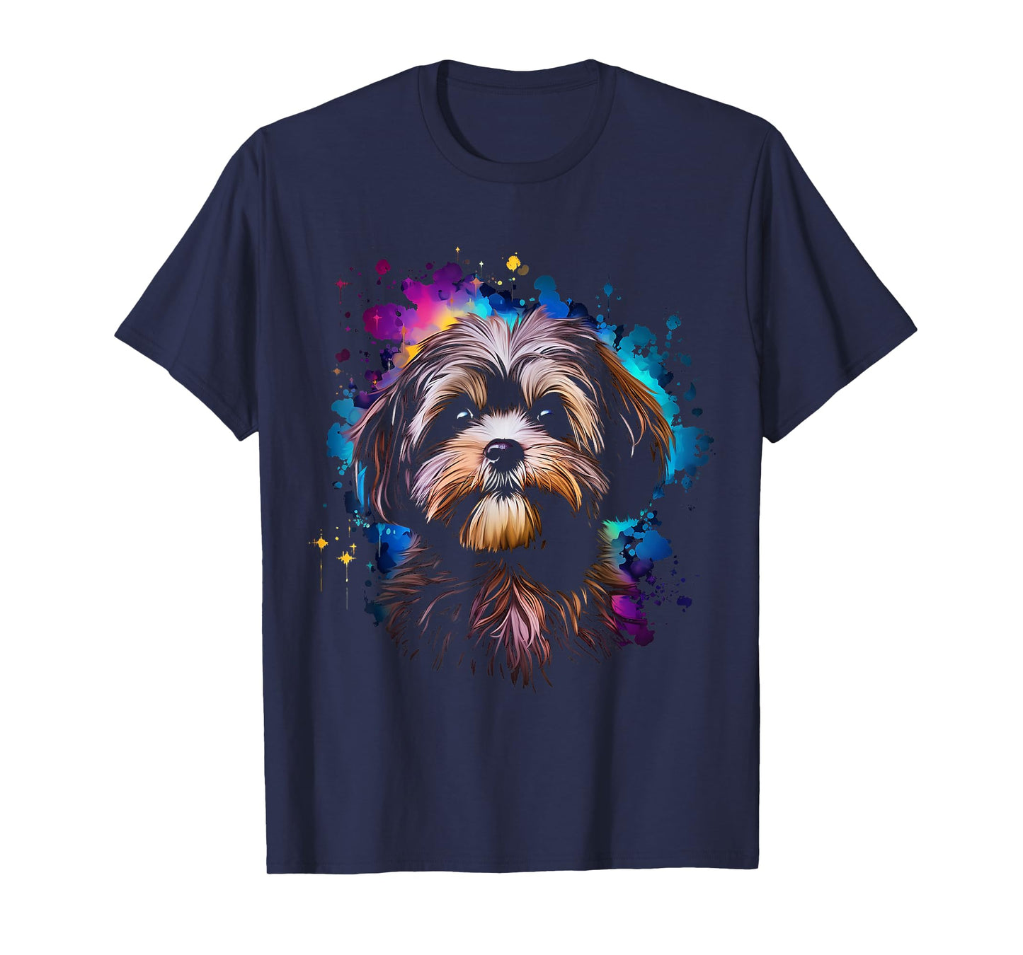 Shih Tzu Graphic Pet Illustration Dog Shih Tzu T-Shirt
