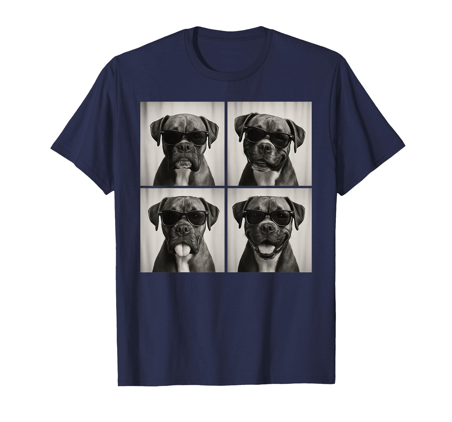 Funny Boxer Dog Lover Cute Boxer Photo Booth T-Shirt