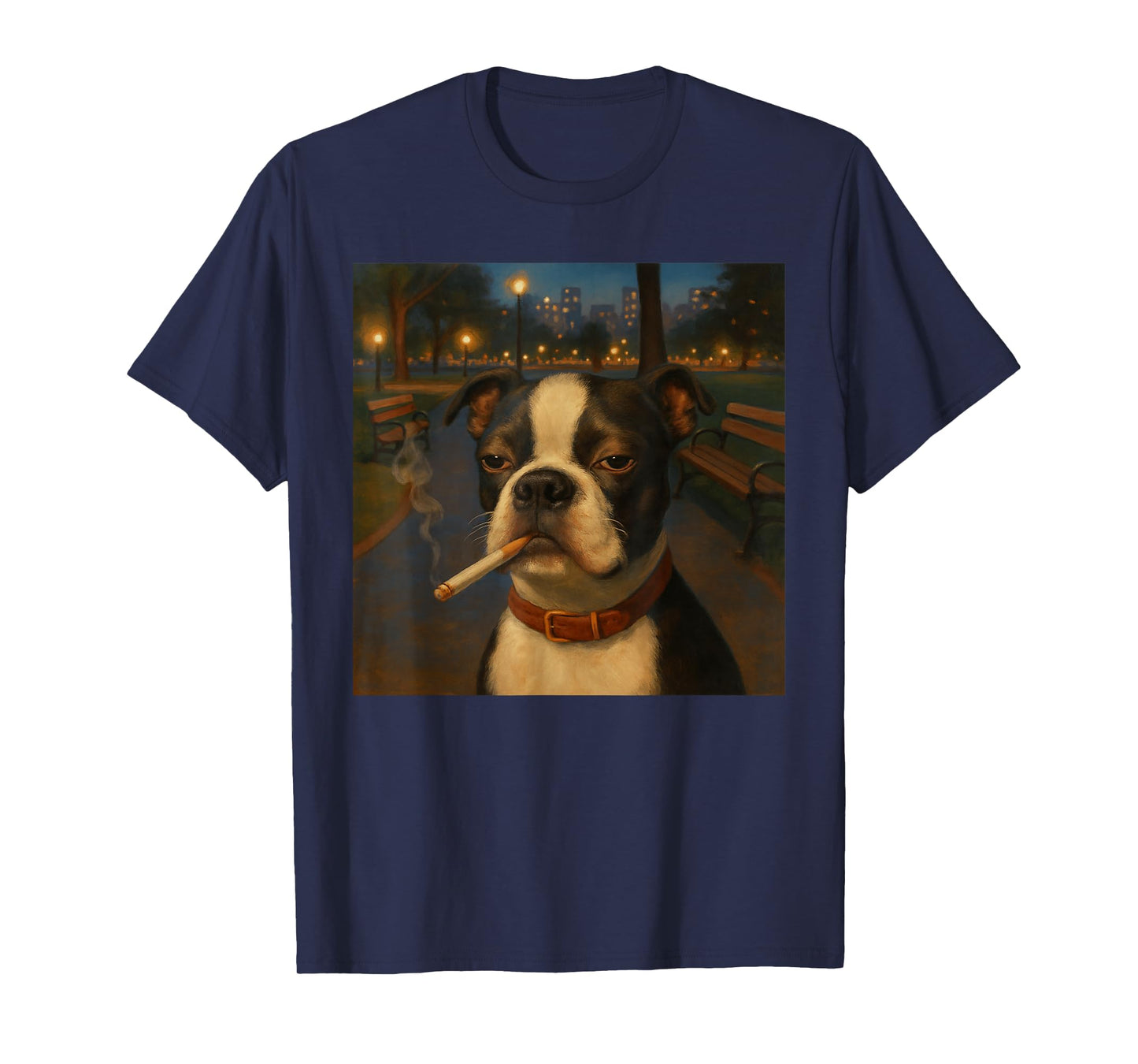 Funny Smoking Dog Meme Cigarette Gen Z Meme Dog Lover T-Shirt