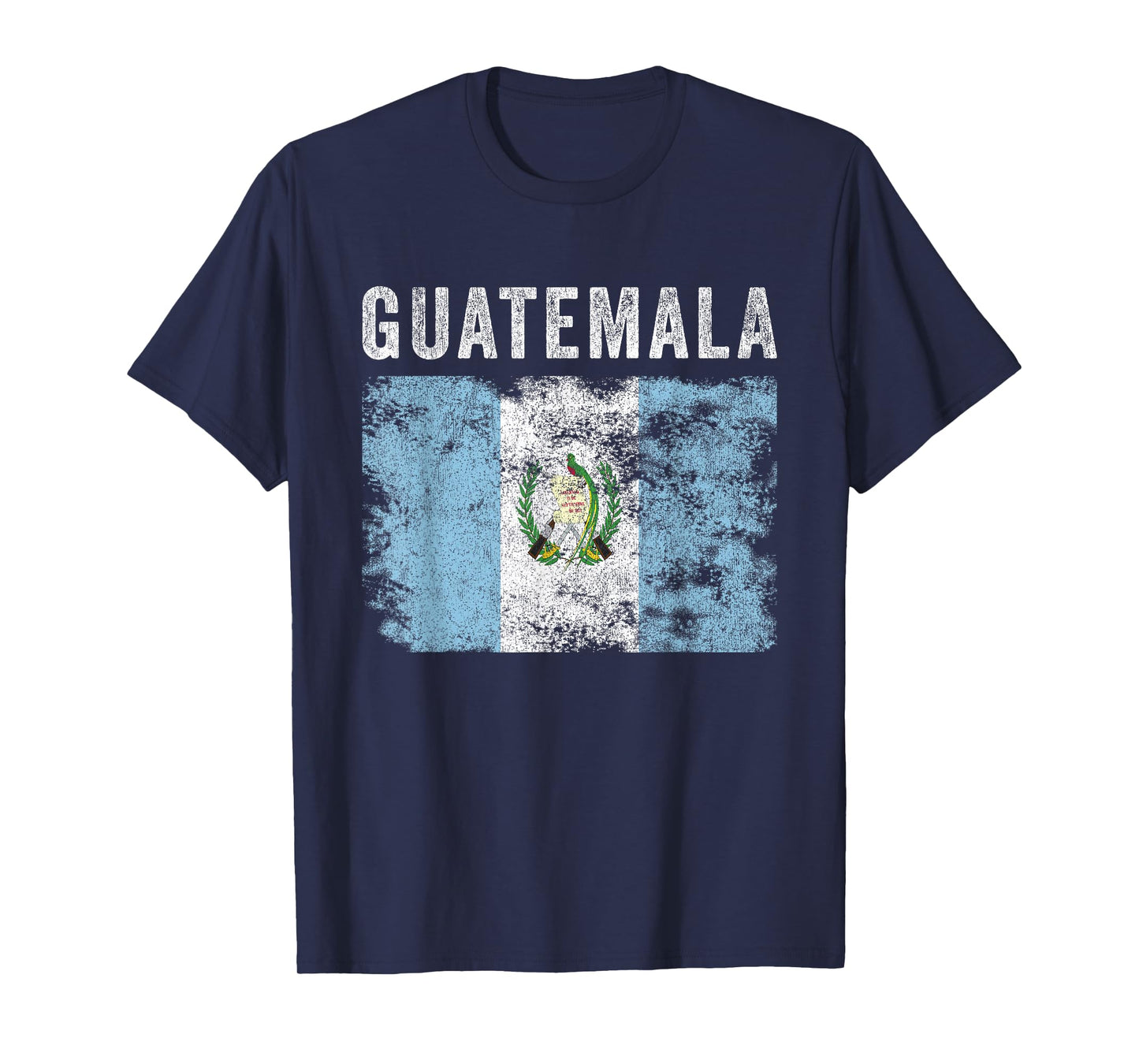 Guatemala Flag Distressed - Men Women Kids - Guatemalan Flag T-Shirt
